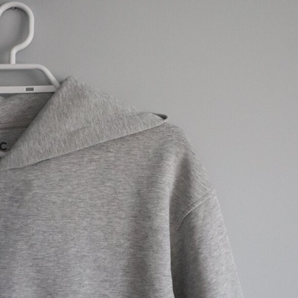 Uniqlo Unisex Grey Sz S Oversized Comfy Hooded Sweater Pullover Sweater - Picture 5 of 11